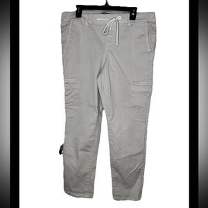 Torrid Women's Beige Cargo Pants Elastic Waistband Size 1R